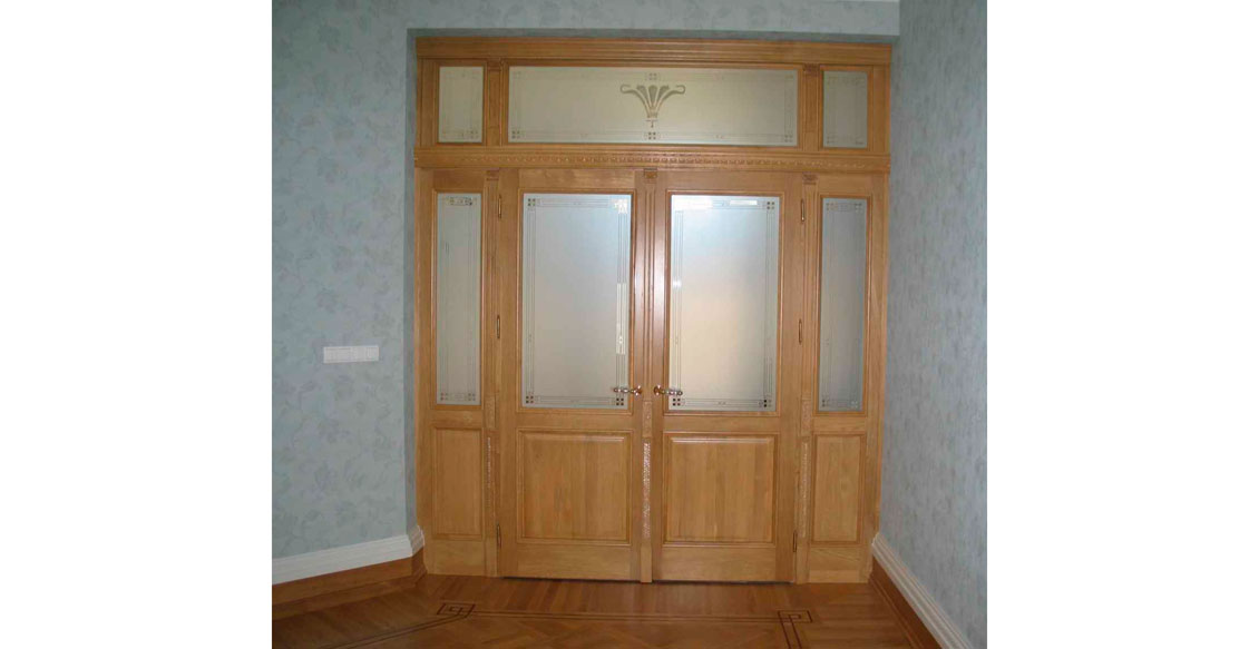 Drewniane drzwi wewnętrzne na wymiar.